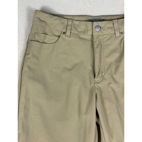 WA VRST Mens 32x30 Pants Brown Mid Rise Tapered Leg Regular Fit - Picture 2 of 12